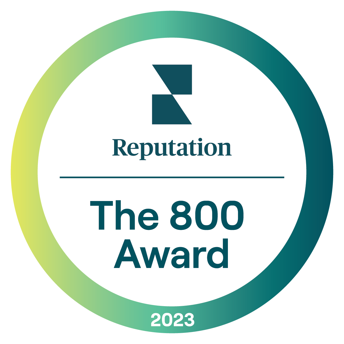  The 800 Award - Reputation